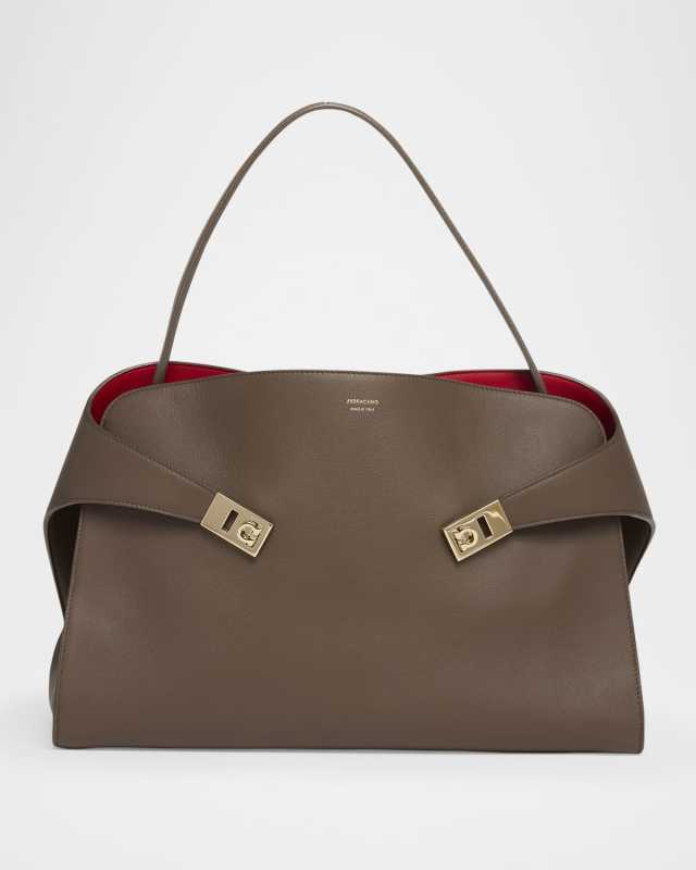 Large Hug Soft Bicolor Shoulder Bag